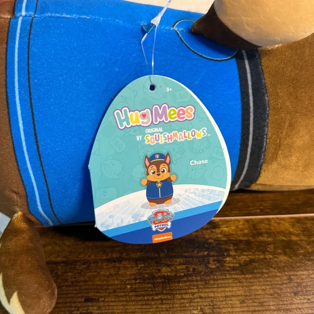 NEW – Hugmees Squishmallows Paw Patrol Chase Plush
